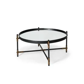 Marshall Coffee Table Mirror | Black Metal