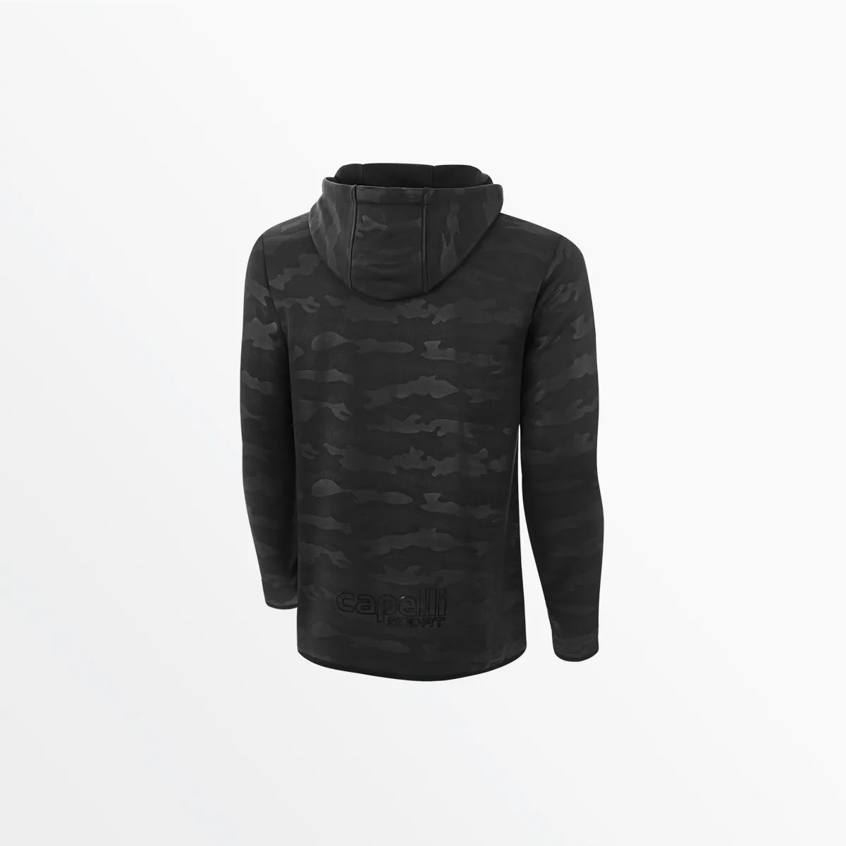 MEN'S BASICS I CAMO EMBOSSED HOODIE