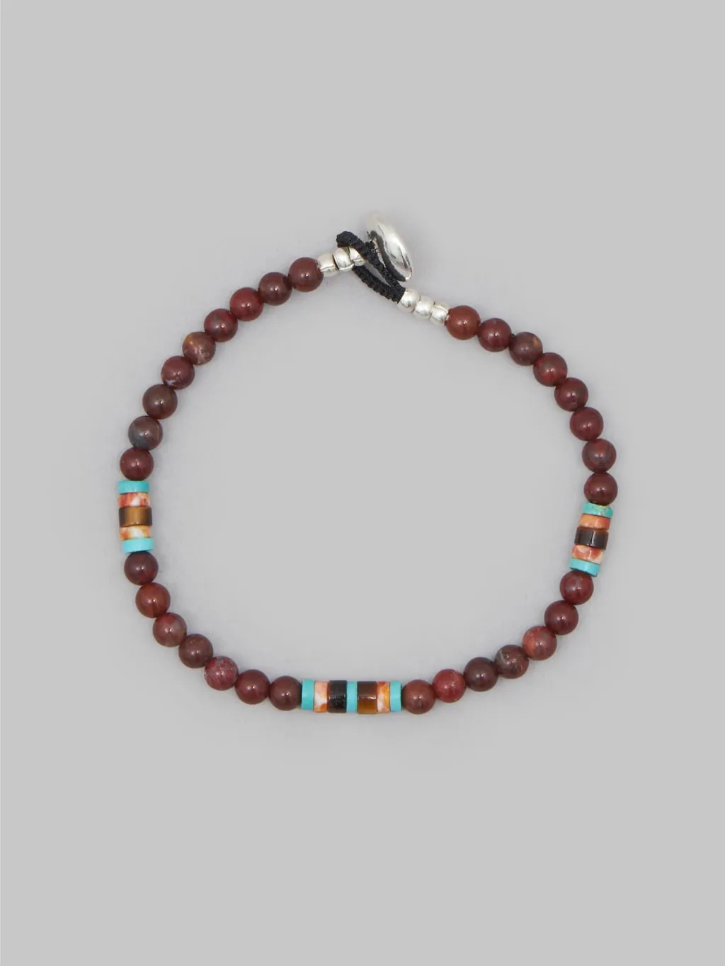 Mikia 4mm Stone Bracelet Poppy Jasper