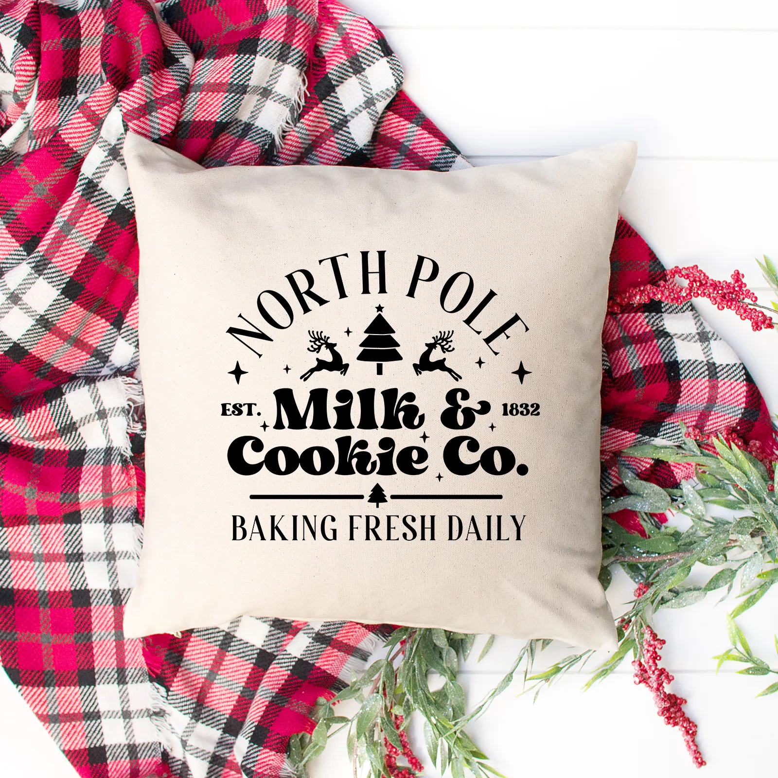 Milk and Cookies Co. Pillow
