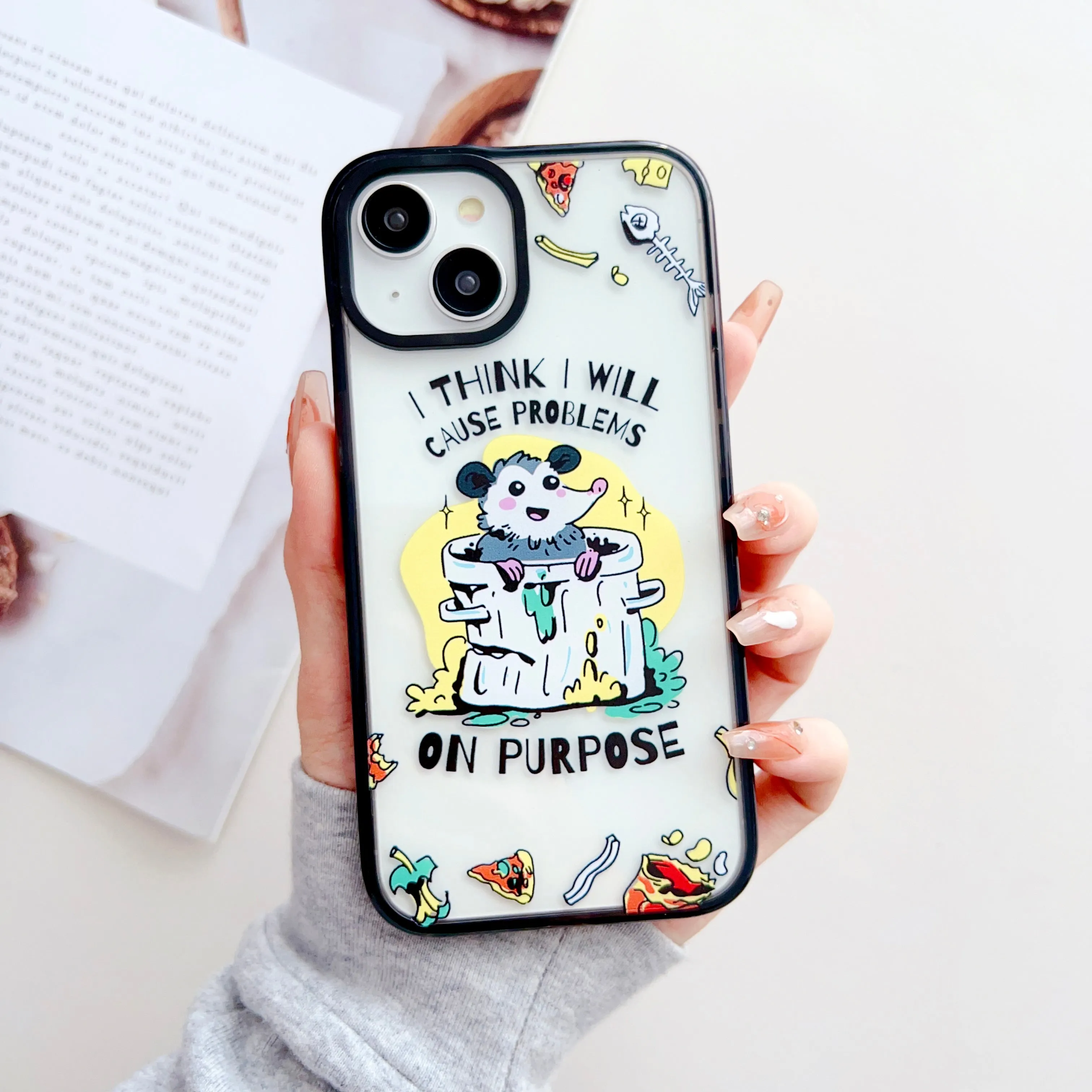 Millennial Collection Designer Impact Proof Silicon Phone Case for iPhone