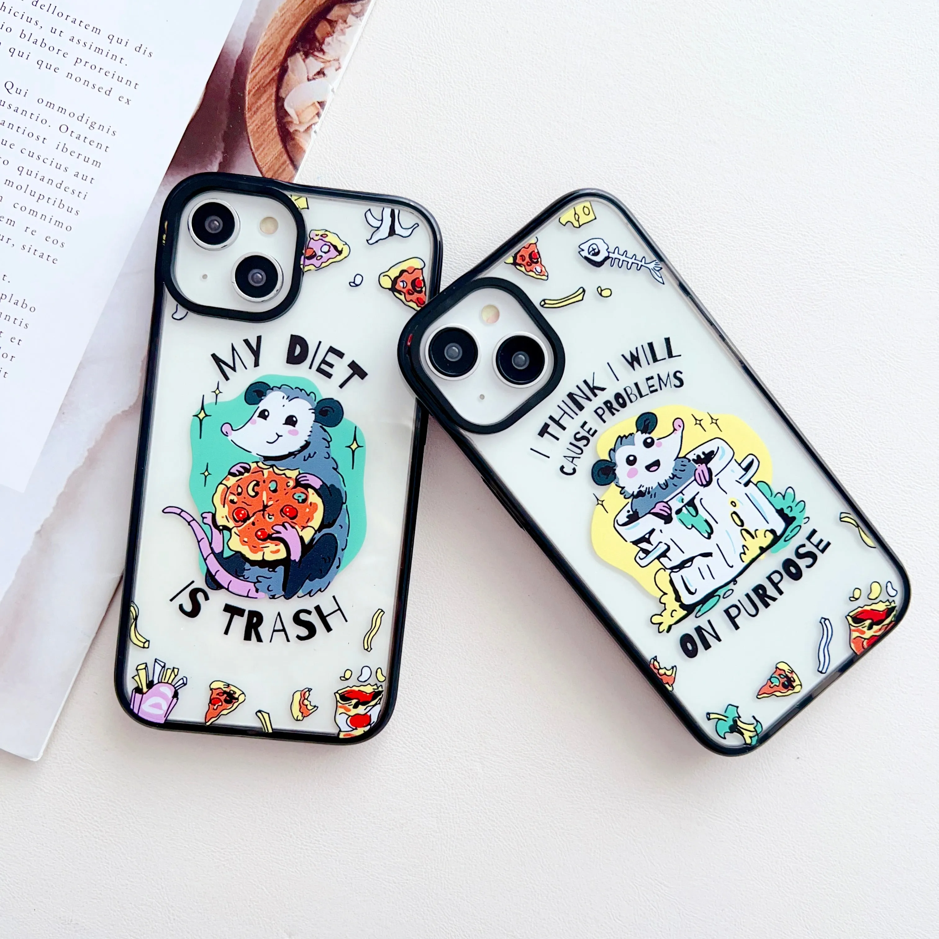 Millennial Collection Designer Impact Proof Silicon Phone Case for iPhone