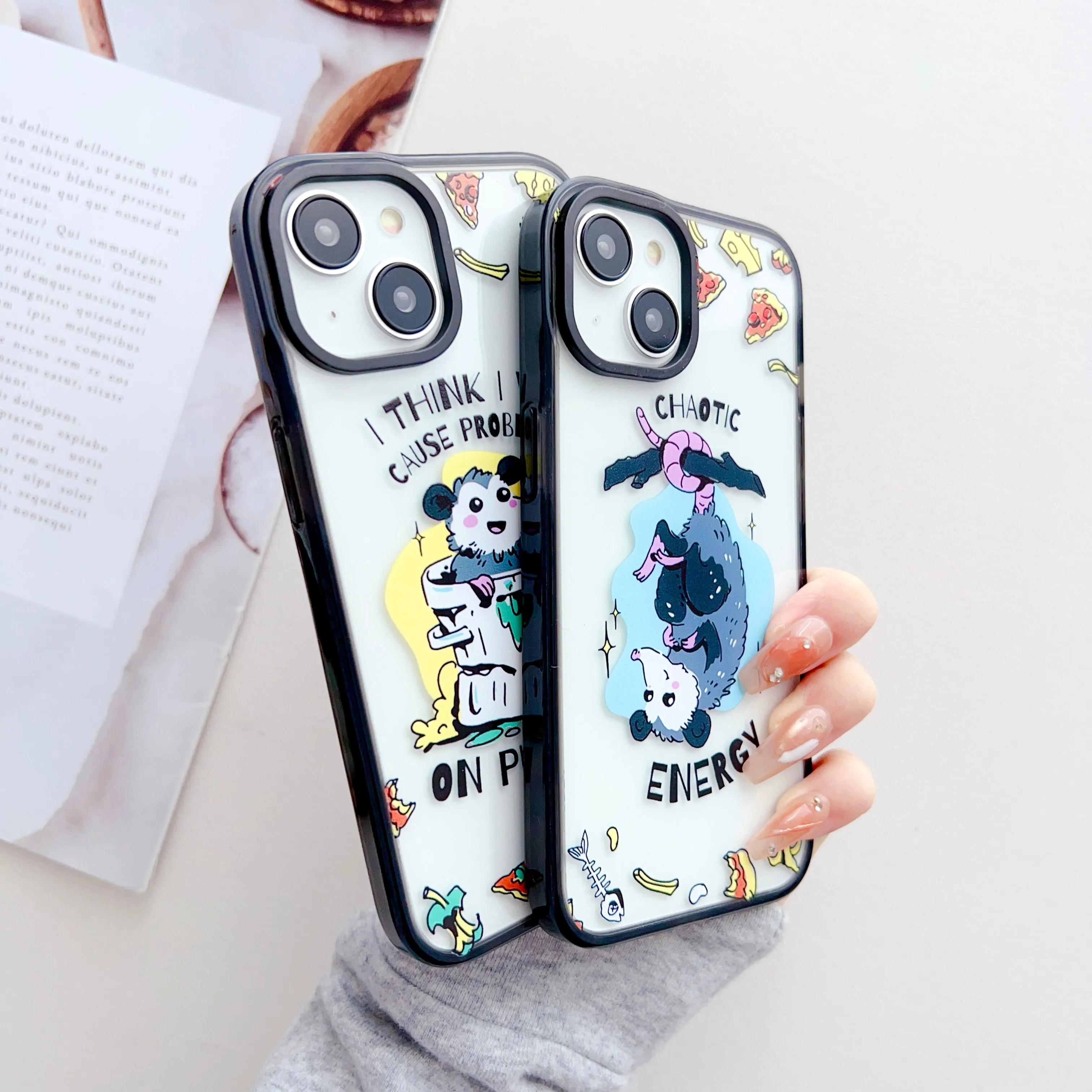 Millennial Collection Designer Impact Proof Silicon Phone Case for iPhone