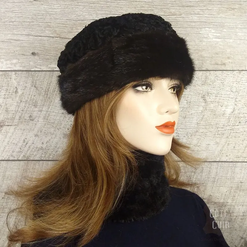 Mink Fur Hat and Persian Sheepskin