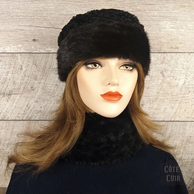 Mink Fur Hat and Persian Sheepskin
