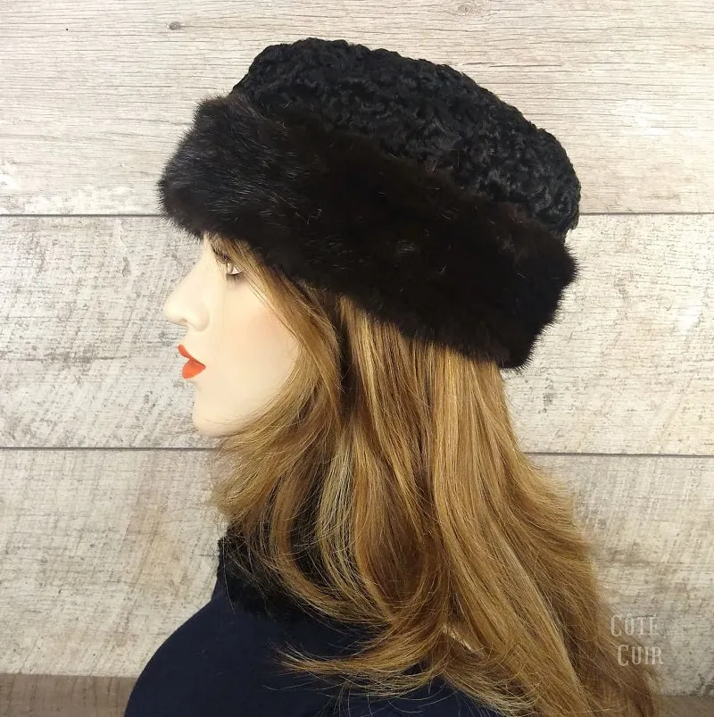 Mink Fur Hat and Persian Sheepskin