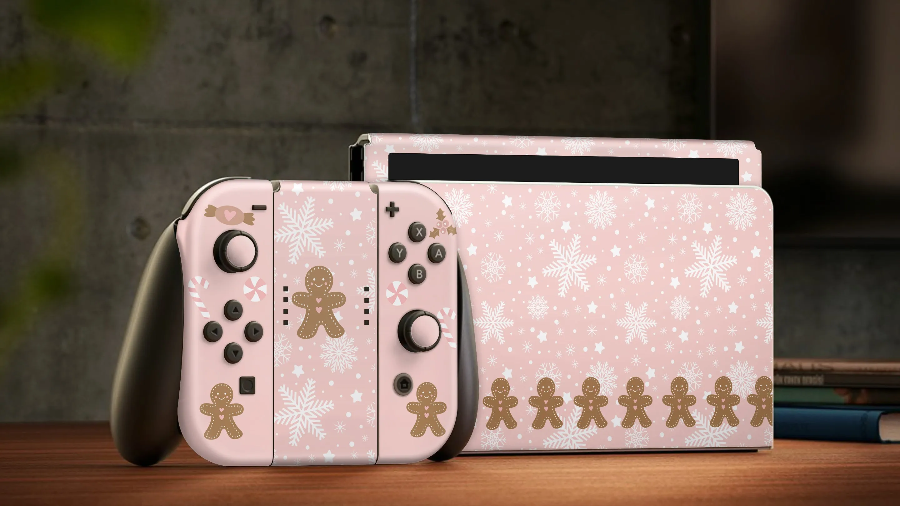 Nintendo Switch Oled Skin Decals - Winter Collection - Wrap Vinyl Sticker