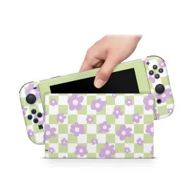Nintendo Switch Skin Decals -  CheckBoard - Wrap Vinyl Sticker