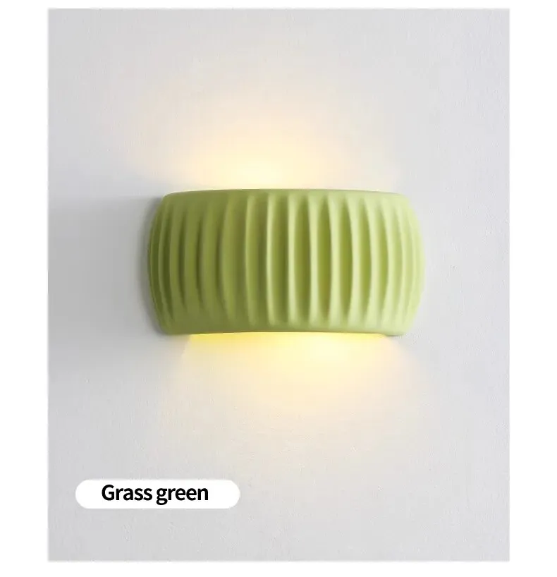 Nordic cream style minimalist modern background wall lamp