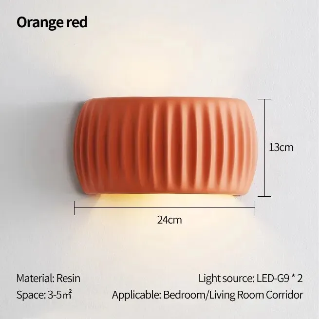Nordic cream style minimalist modern background wall lamp