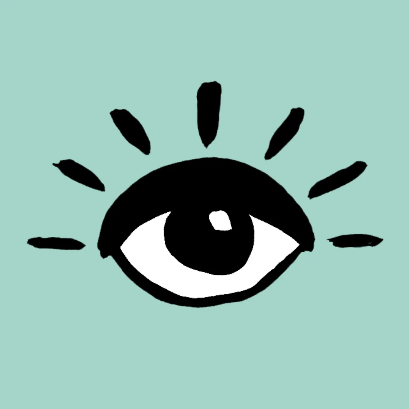 Organic Swaddle Blanket Eyes