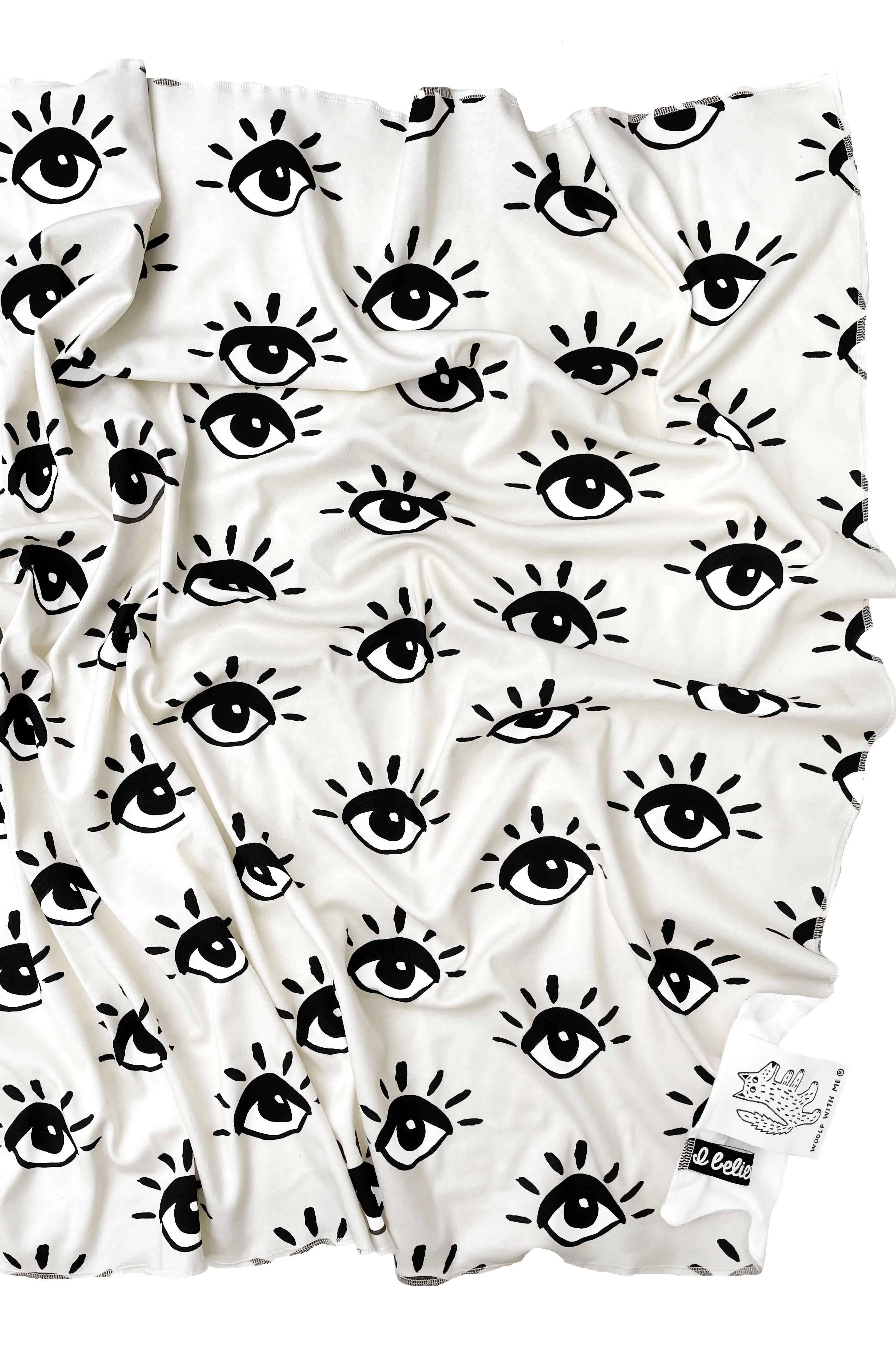 Organic Swaddle Blanket Eyes
