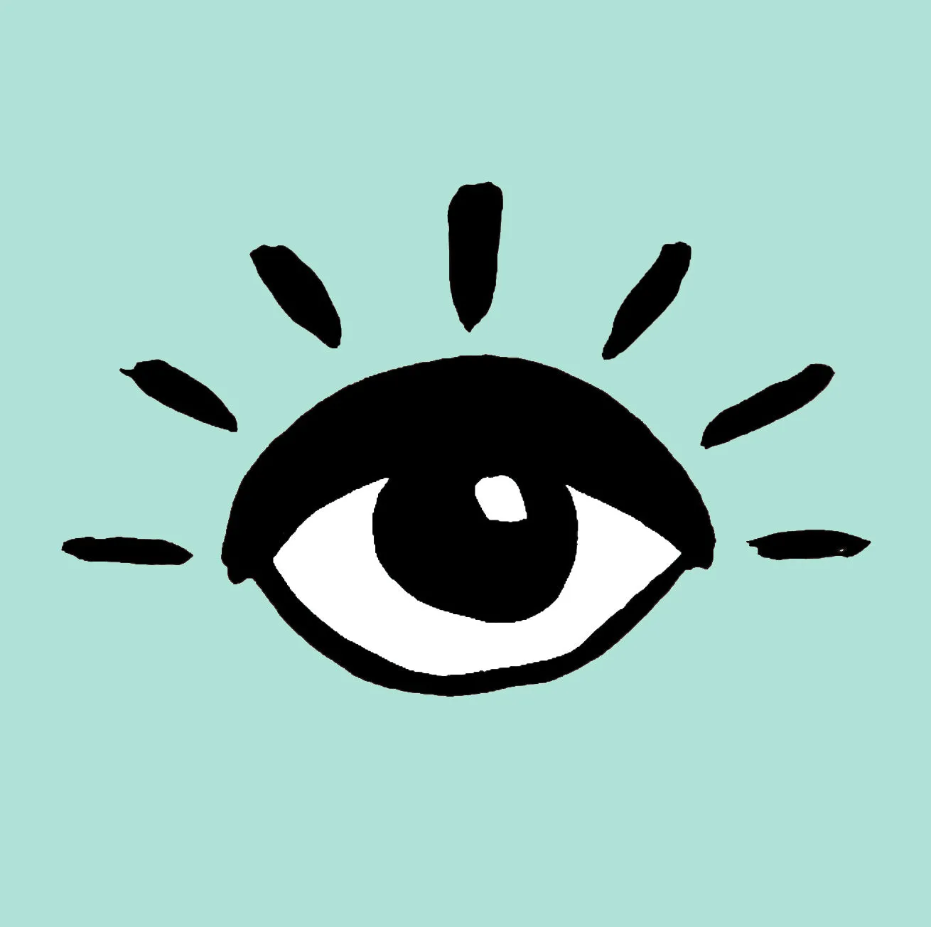 Organic Swaddle Blanket Eyes
