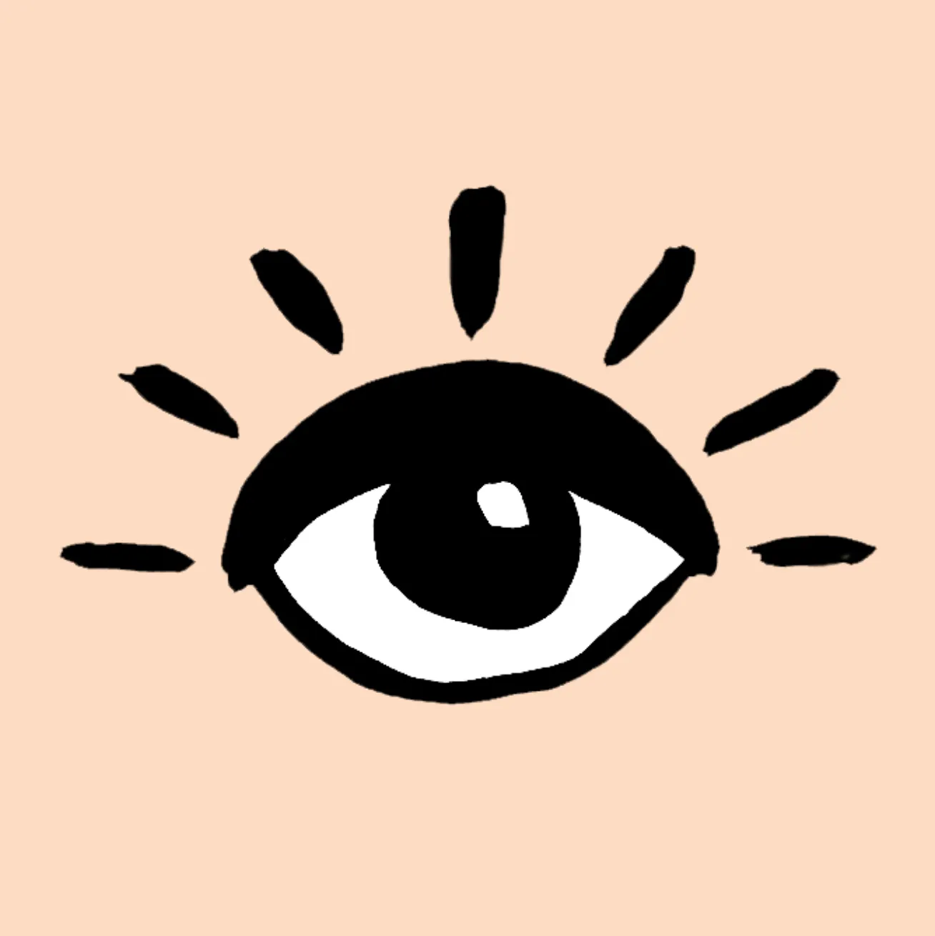 Organic Swaddle Blanket Eyes