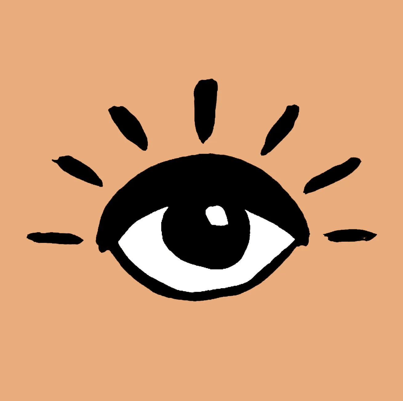 Organic Swaddle Blanket Eyes