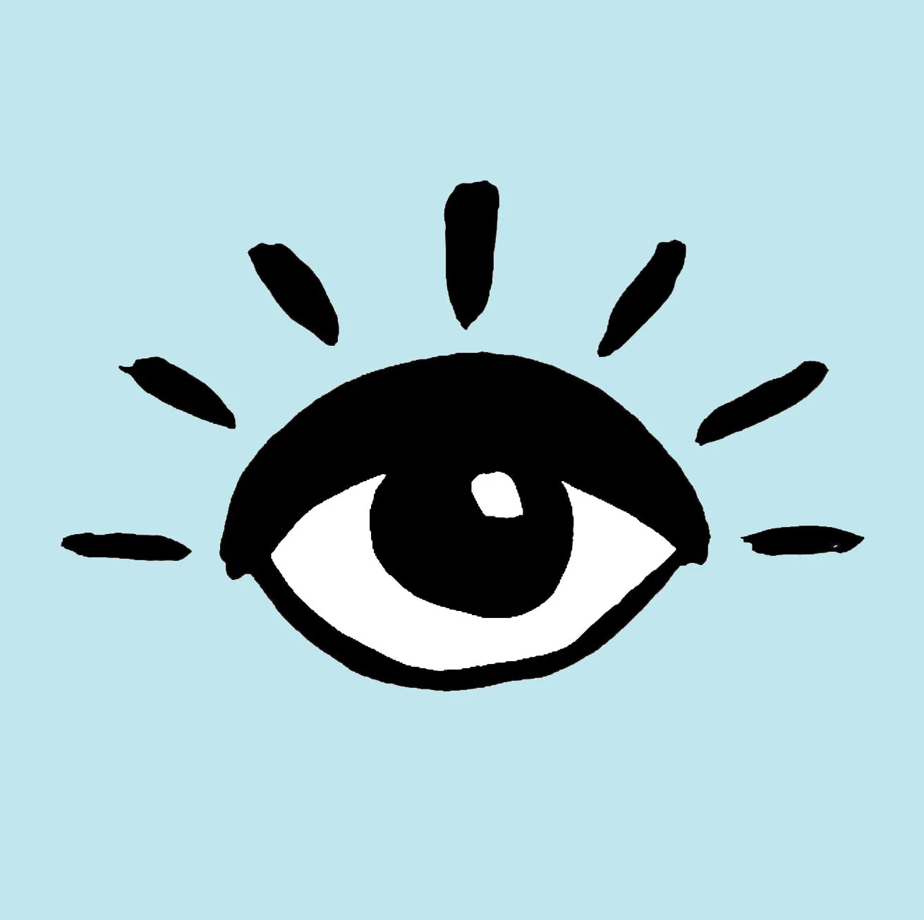 Organic Swaddle Blanket Eyes