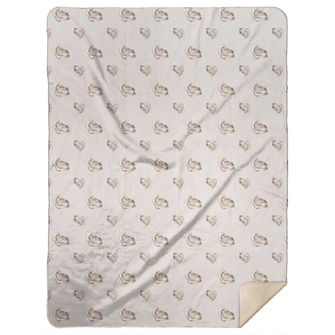 Oyster Plush Throw Blanket 60x80