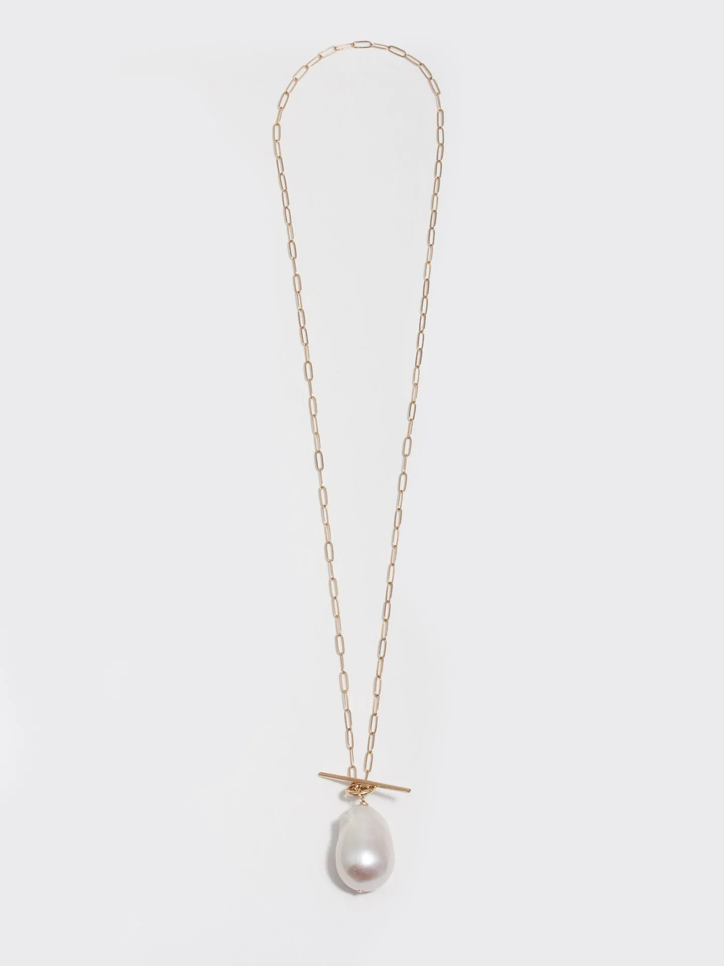 Pearl & Toggle Necklace