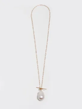 Pearl & Toggle Necklace