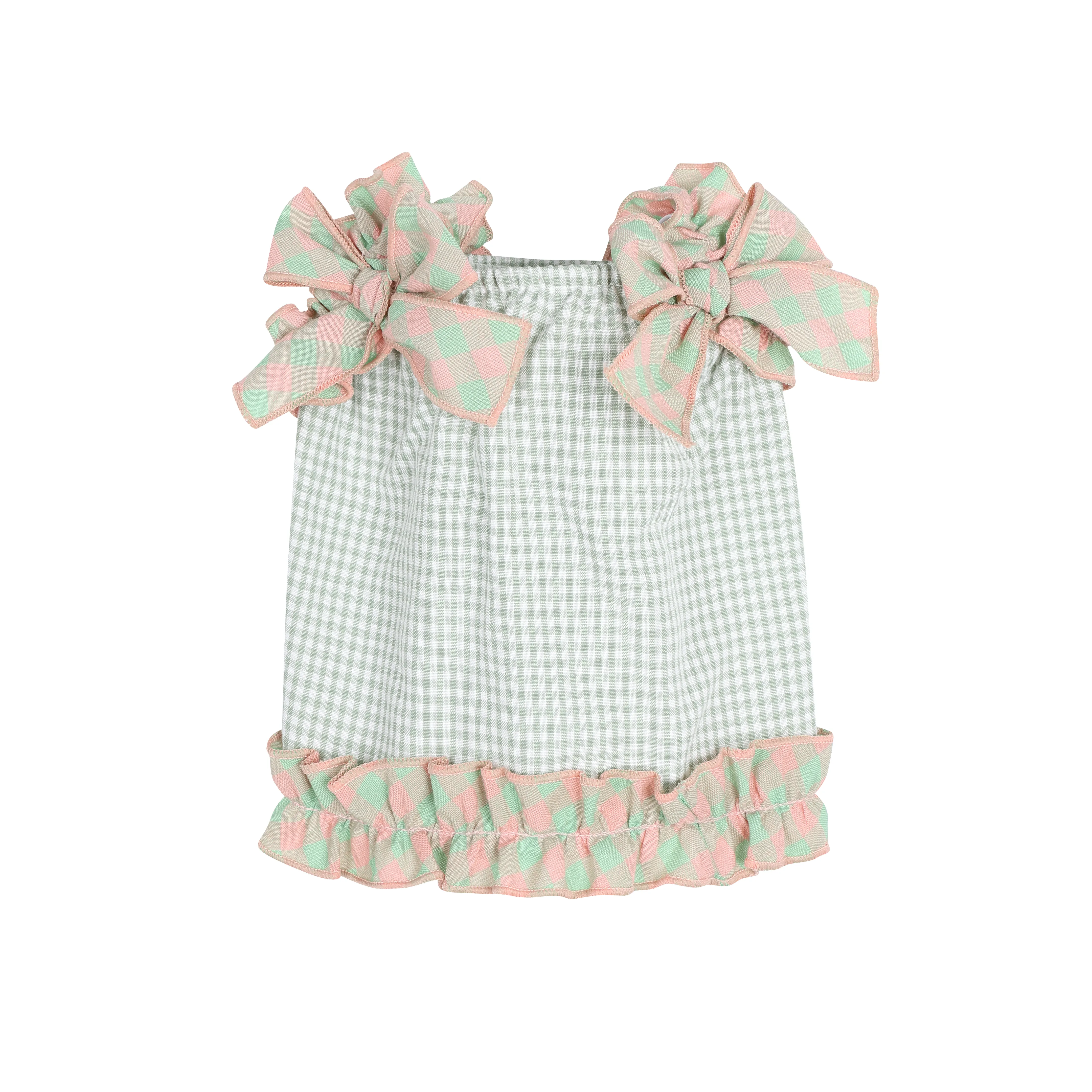 Picnic Daze Gingham Top - Green