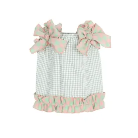 Picnic Daze Gingham Top - Green