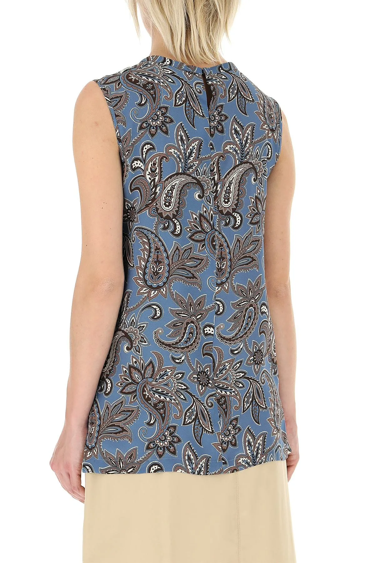 'S Max Mara Printed Sleeveless Top