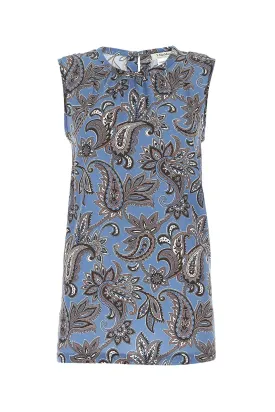 'S Max Mara Printed Sleeveless Top