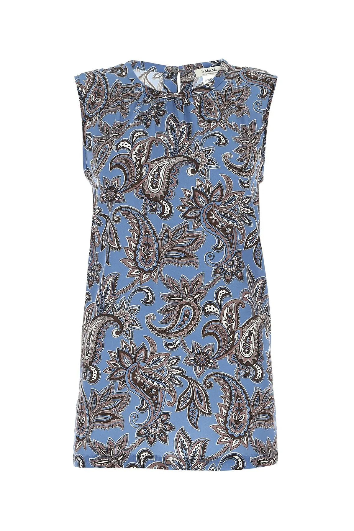 'S Max Mara Printed Sleeveless Top
