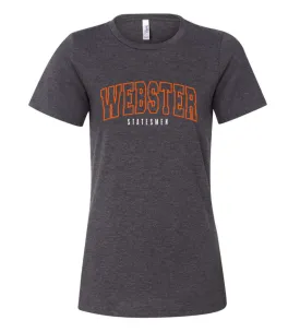 Shirt - Short Sleeve Women’s Fit - Dark Heather Gray Webster
