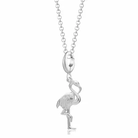 Silver Flamingo Necklace