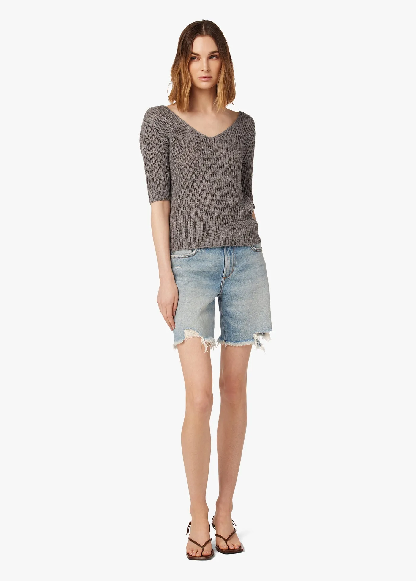 THE 7" LARA BERMUDA SHORT