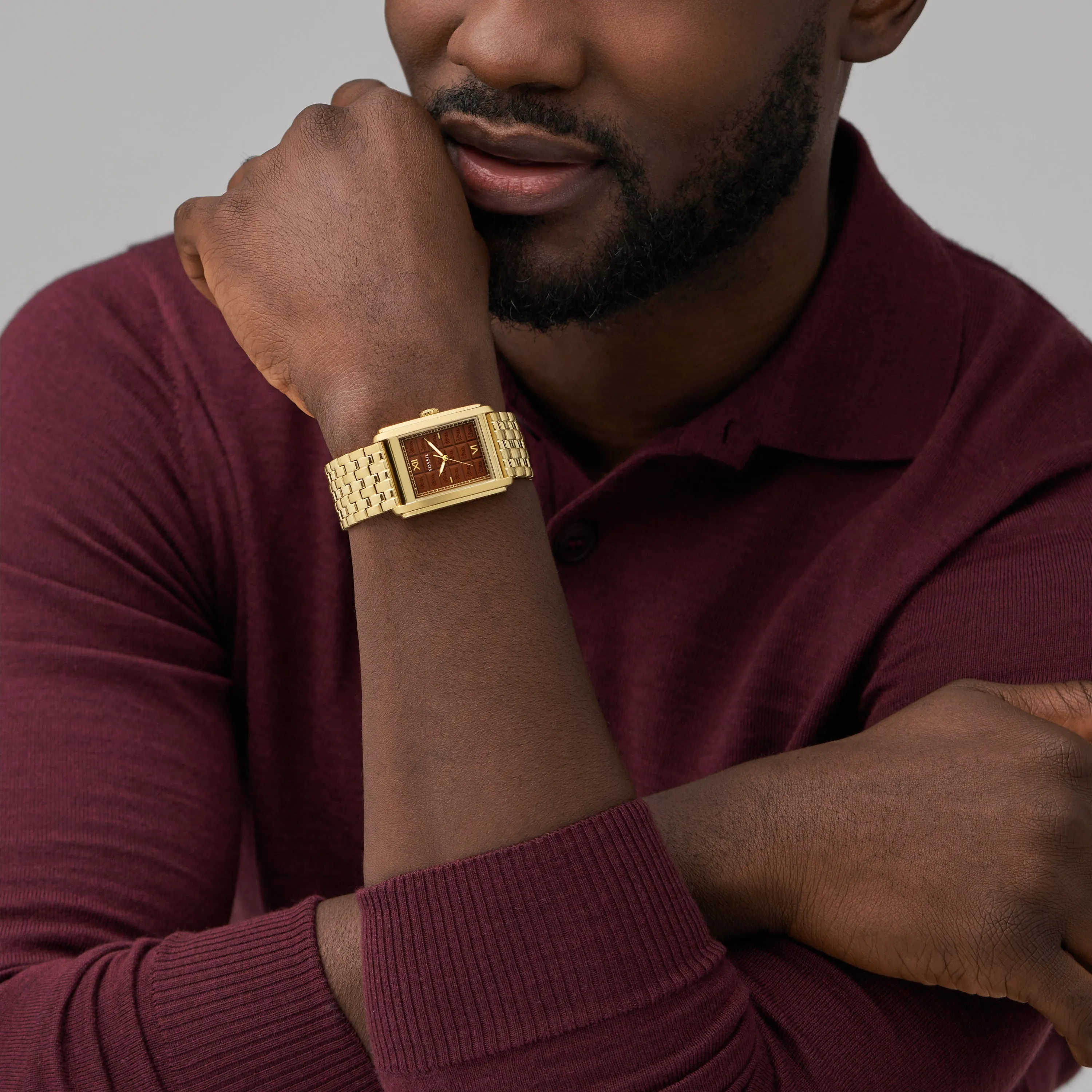 Willy Wonka™ x Fossil Limited Edition Three-Hand Gold-Tone Stainless Steel Watch