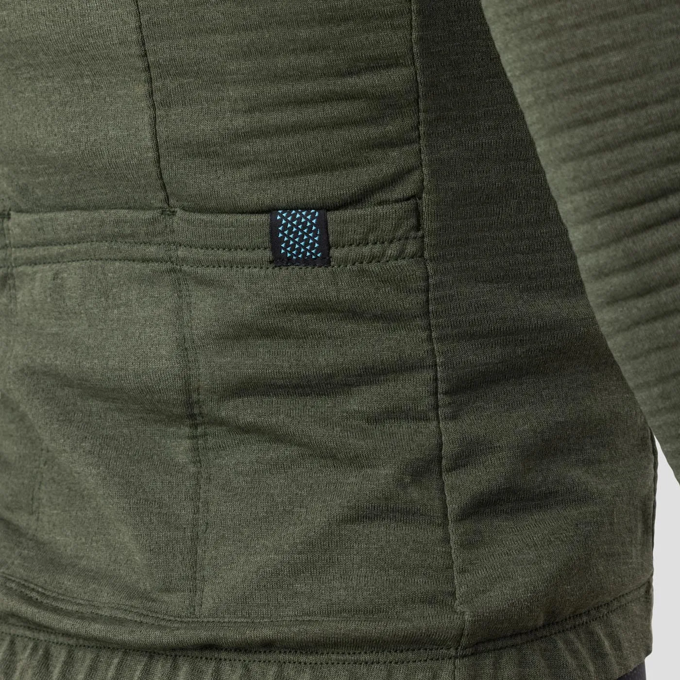 Women's Long Sleeve Micro Grid Jersey - Olive